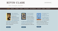 Desktop Screenshot of kevinclarkpoetry.com